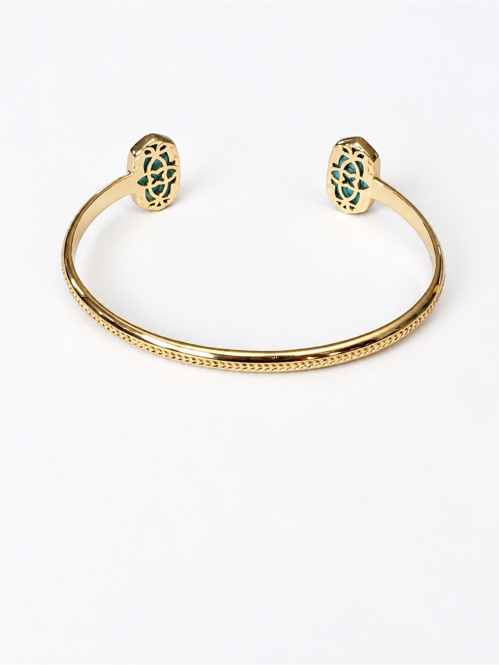 Kendra Scott Elton Gold Etch
Frame Cuff Bracelet in Turquoise Magnesite - Picture 5 of 5